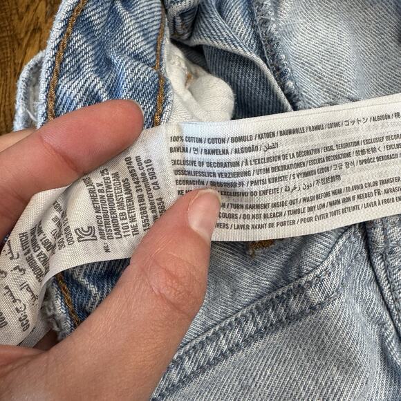 Abercrombie & Fitch ANNIE High Rise GIRLFRIEND Jeans 27 29/8 Zipper Side - Picture 8 of 8